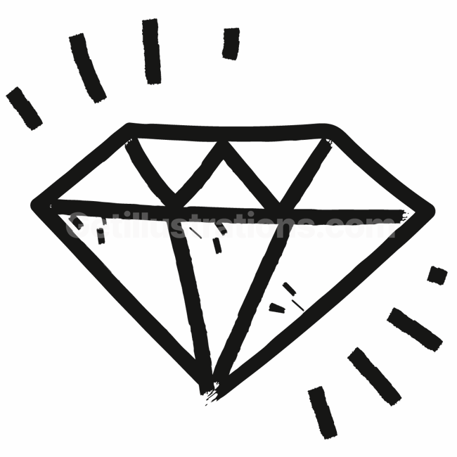diamond, jewel, gem, sticker, element, ornament, value